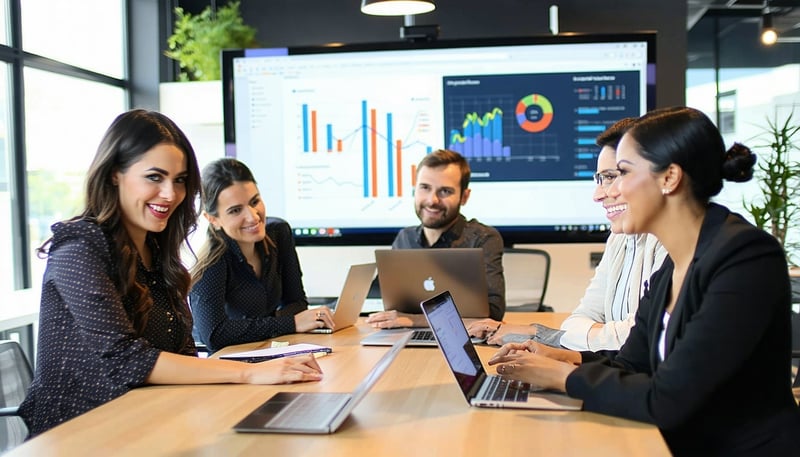 Equipo de Seo Local trabajando en estrategias de SEO en varias plataformas digitales